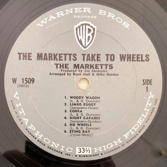 The Marketts Vinyl Album Take To Wheels - Picture 4 of 6